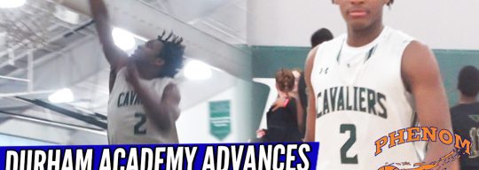 TOP Ranked FRESHMAN MJ Rice TAKES FLIGHT!! Durham Academy Cruises to Advance to NCISAA #FinalFour