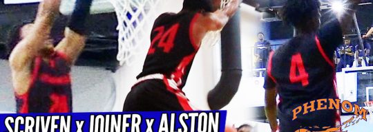Jaden Scriven, Quentin Alston, Jalen King Joiner ABOVE THE RIM … Team Wall SE SO EXPLOSIVE!