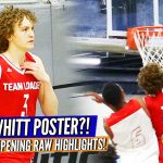 Carter Whitt DUNKING NOW'! Phenom Opening Raw Highlights!