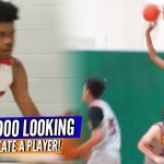 Jonas Aidoo is a CREATE-A-PLAYER!! ONLY 16, 6’11 protects the rim, shoots the 3 & runs the floor