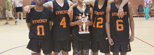 Team Synergy wins a tight one in the 17u Red Bracket-Bronze Championship