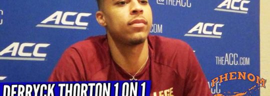 Derryck Thorton BACK IN THE ACC! Media Day Raw Interview