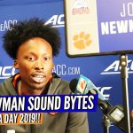 Clemson’s John Newman ACC Media Day Snippet!!!