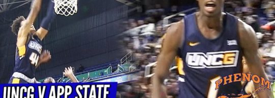 Isaiah Miller x Kaleb Hunter Combine for Almost 30 as UNCG Beats In-State Rival App St