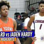 Top 10 Jaden Hardy vs Duke Signee DJ Steward GO AT Each Other!! Full Game RAW Highlights