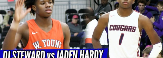 Top 10 Jaden Hardy vs Duke Signee DJ Steward GO AT Each Other!! Full Game RAW Highlights