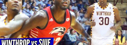 DJ Burns Drops 19 as Winthrop Takes Down SIU-Edwardsville 93-73! Raw Game Highlights