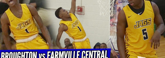 Terquavion Smith SLAM Seals Farmville Central WIN over Broughton at 2019 John Wall! Game Highlights