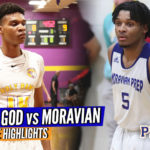 Who’s NO. 1 in NC'! Isaiah Todd vs Josh Hall; Word of God – Moravian Prep Raw Game Highlights!