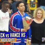HIGHLIGHTS: GA Tech Commit Tristan Maxwell DROPS 26 vs Vance HS on Senior Night!