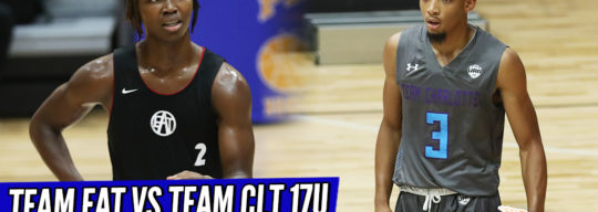 HIGHLIGHTS: BJ Freeman LAST SECOND SHOT Lifts Team Eat over Team CLT at Phenom Queen City Showcase!
