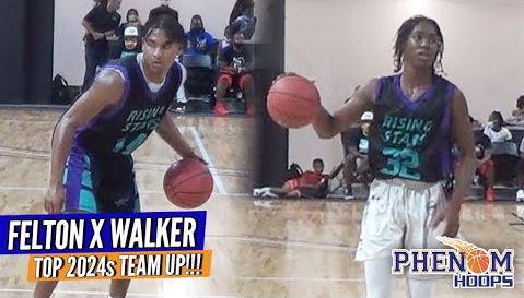 HIGHLIGHTS: NC/SC 2024s NO. 1 TEAM UP! Felton X Walker GO TO WORK at Teammate Hoops AAU Event!