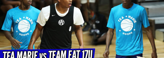 HIGHLIGHTS: Team EAT Jalen McDonald VIRAL DUNK vs Tea Marie 17U! Matchup with over 10+ HM Prospects!