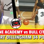 Robert Dillingham CLUTCH 34 in CLOSE GAME!! 😳 Combine Academy vs Bull City Prep #PhenomHolidayClassic