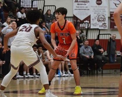 2022 Jackson Garner (Clinton HS, TN) putting on an early show