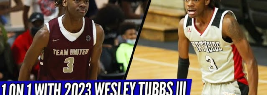 INTERVIEW: Wesley Tubbs III ADDING To HIS Bag & Looking to PROVE Himself as a NATIONAL Name!
