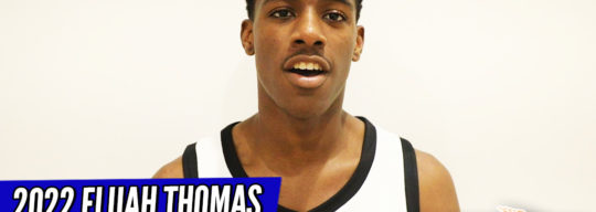 INTERVIEW: 2022 Elijah Thomas Talks About HIS VIRAL Moment + Updates HIS Recruitment + AAU Season