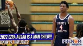 HIGHLIGHTS: 2022 Ezra Ausar is a 6’8″ Forward MISMATCH! Senior Year Highlights