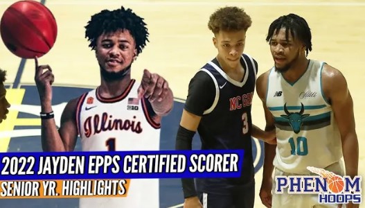 HIGHLIGHTS: Illini commit Jayden Epps is a CERTIFIED SCORER! Senior Year Highlights
