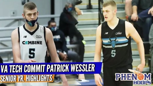 HIGHLIGHTS: Va. Tech commit Patrick Wessler Skilled 7 FOOTER + Defensive Anchor for Combine Goats!