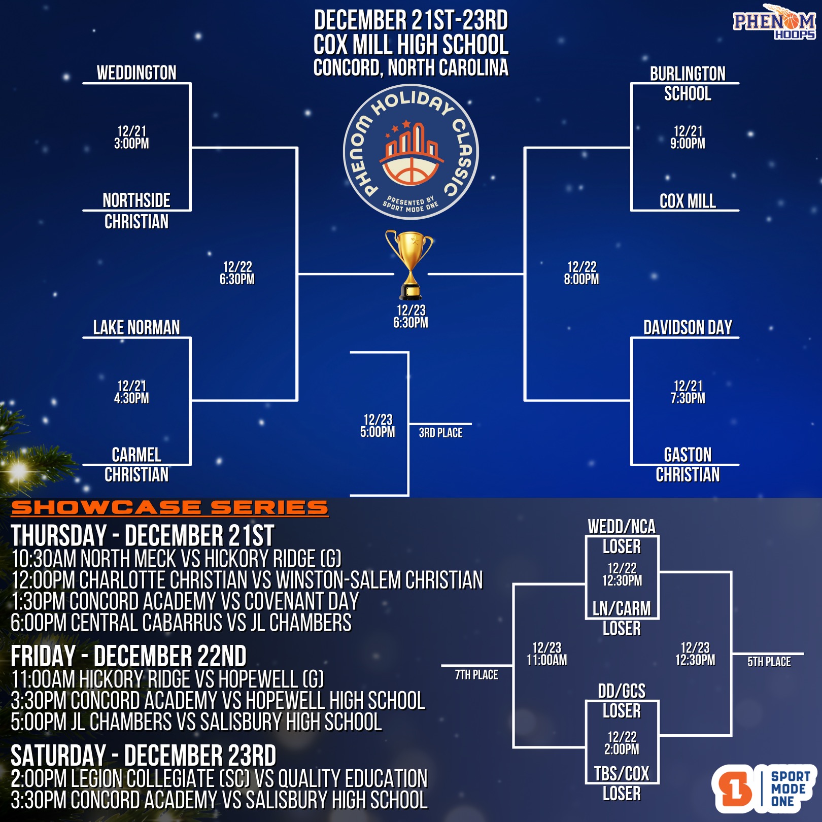 phenom scholastic schedules - 13