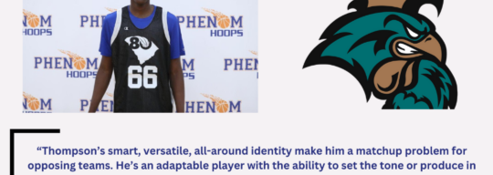 Coastal Carolina snags a steal as 2025 Tristan Thompson commits