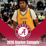 Qayden Samuels Commits to Alabama